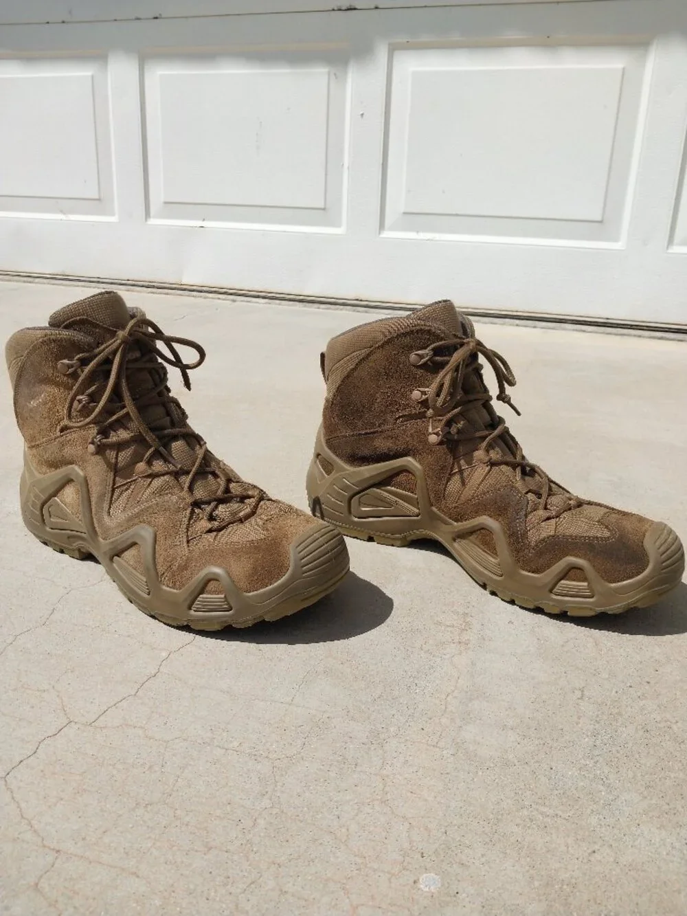 Lowa Men's Zephyr Mid TF Coyote Op Hot Weather Tactical Combat Boots Size US 13